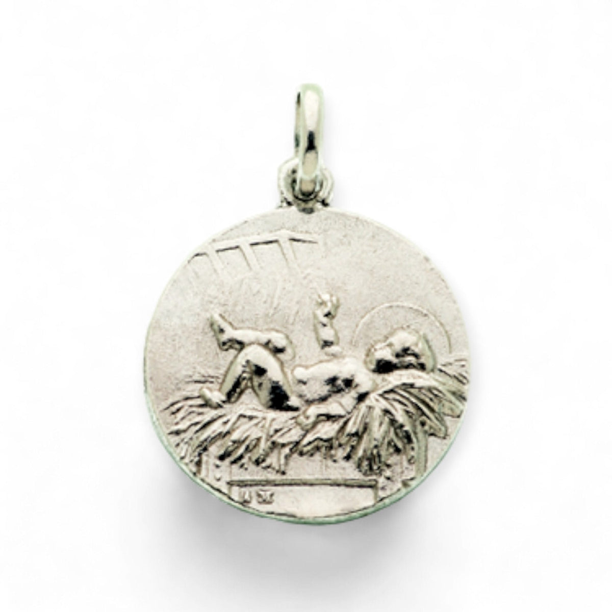 Medalla del Niño Jesús en plata