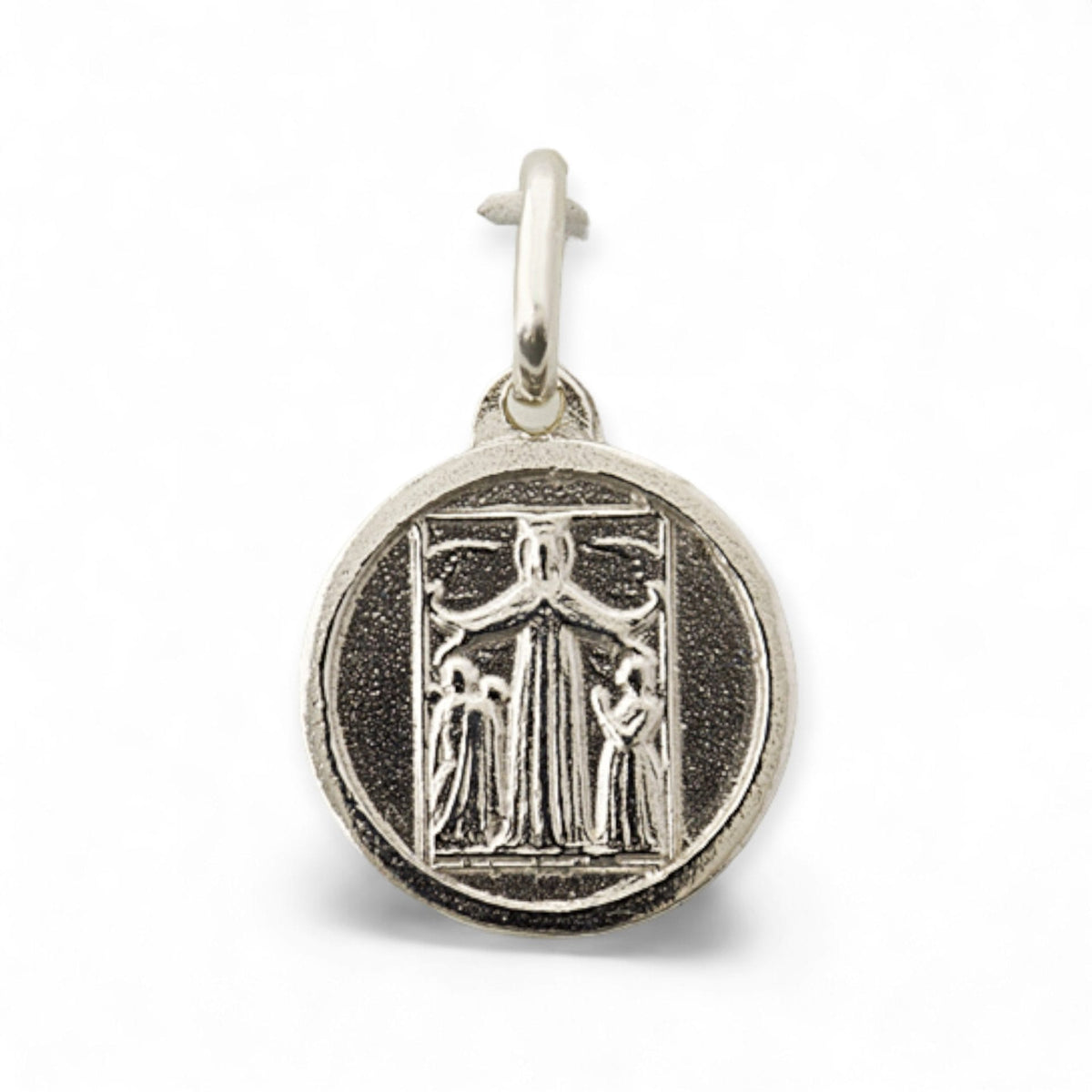 Medalla de Nuestra Señora de Gracia en plata - tamaño pequeño