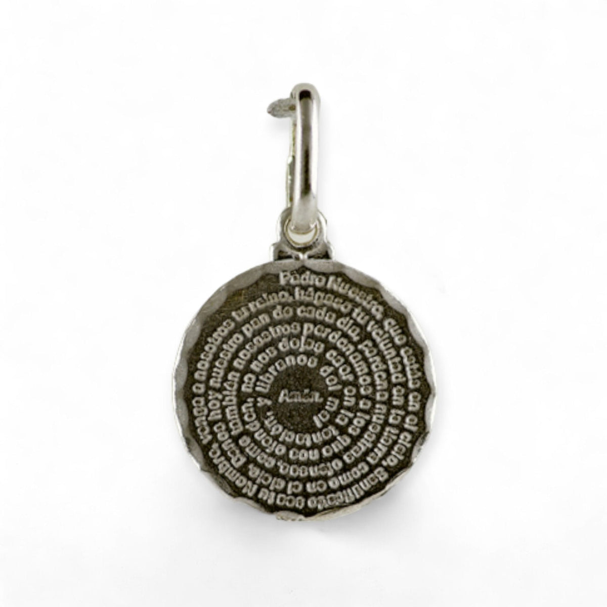 Medalla del Padre Nuestro en plata