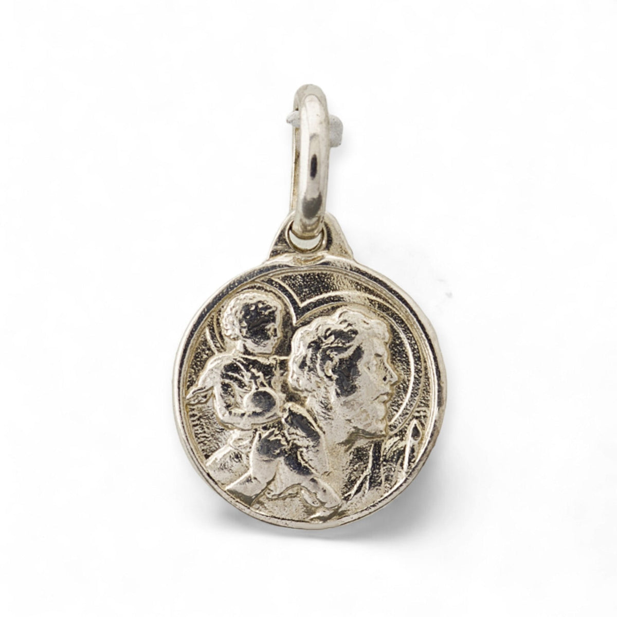 Medalla de San Cristóbal en plata