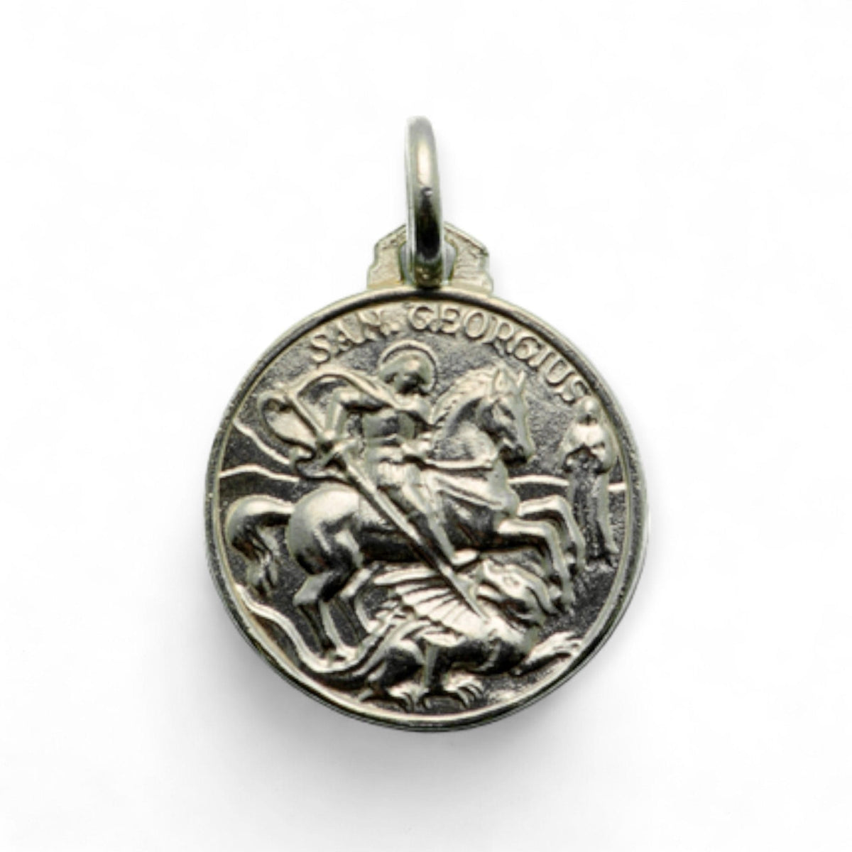 Medalla de San Jorge en plata