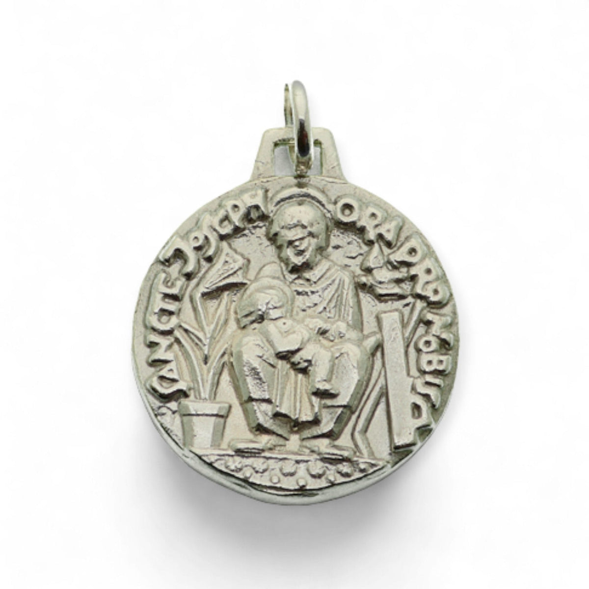 Medalla de San José en plata