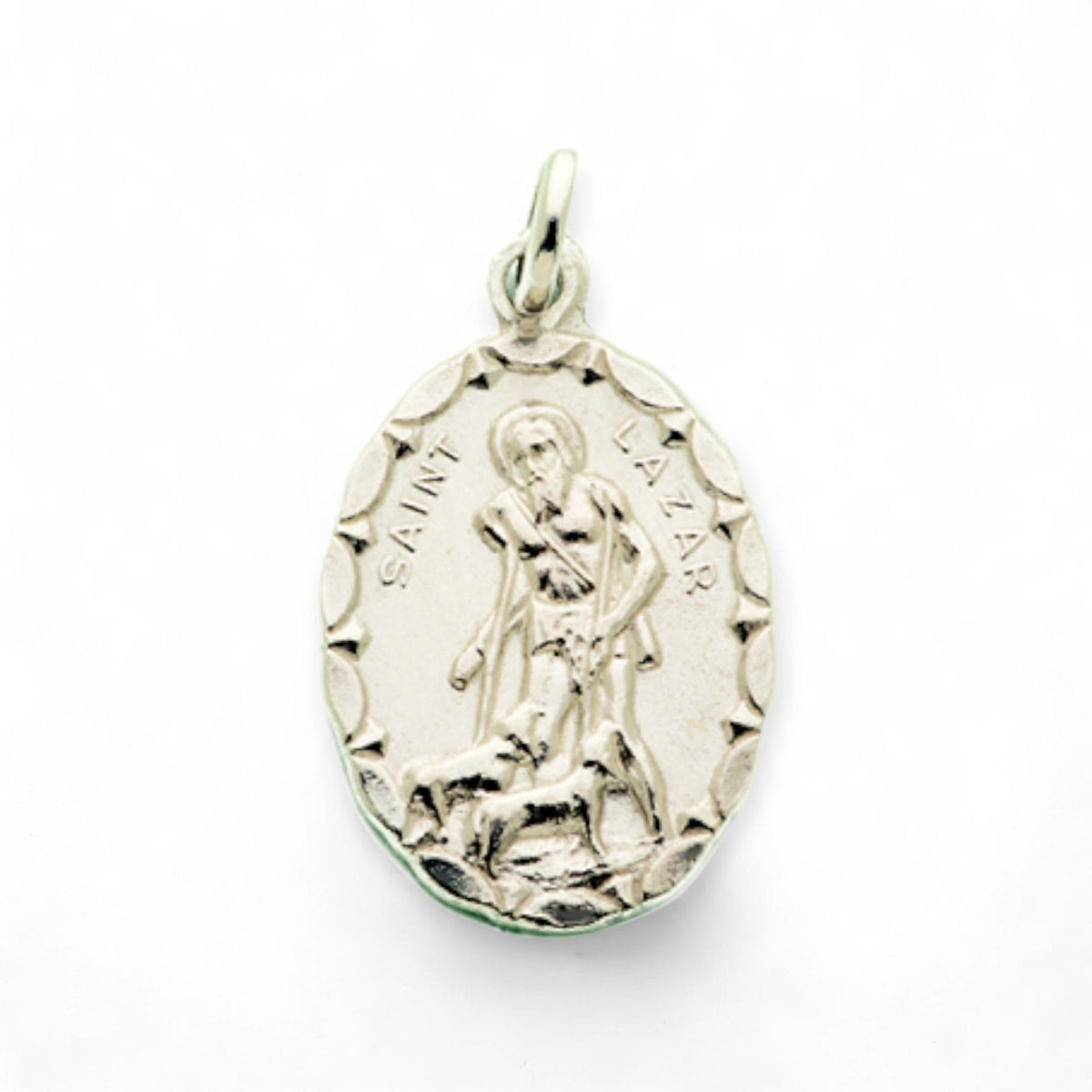 Medalla de San Lázaro en plata