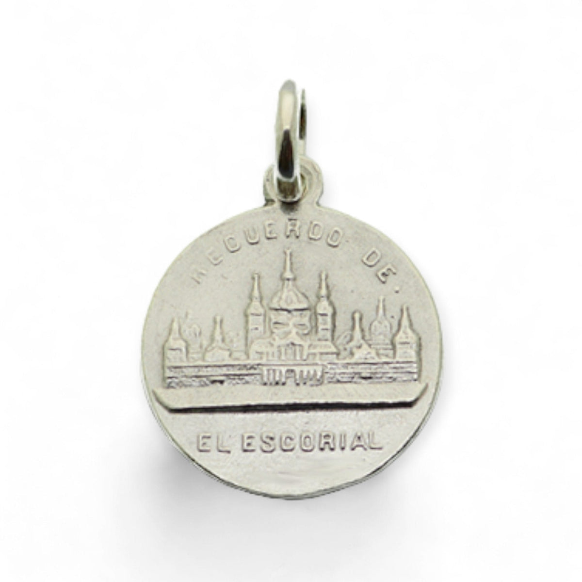 Medalla de San Lorenzo en plata - detalle