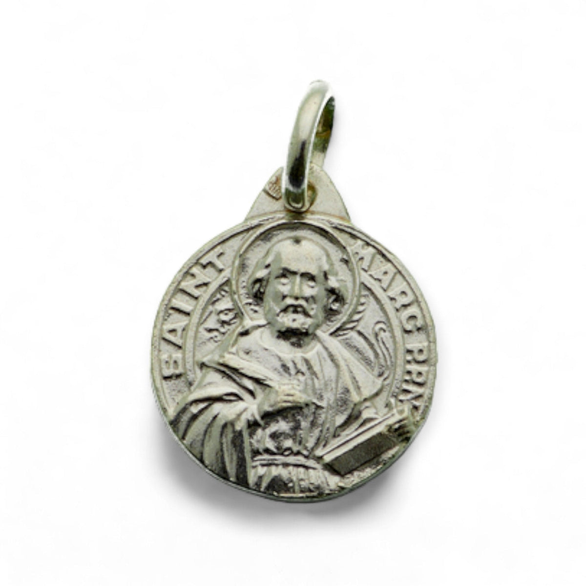 Medalla de San Marcos Evangelista en plata