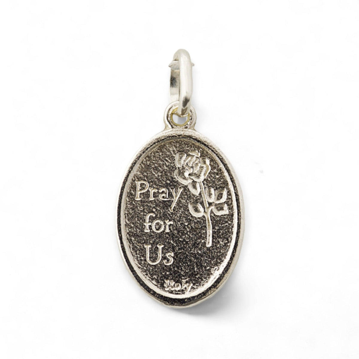 Medalla de San Patricio en plata - detalle