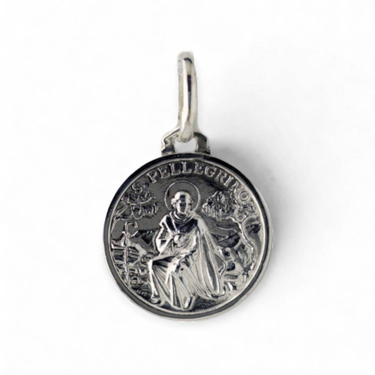Medalla de San Peregrino en plata
