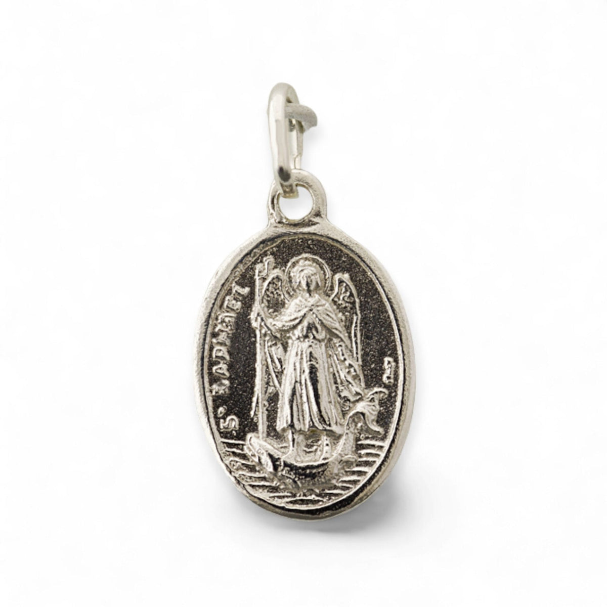 Medalla de San Rafael Arcángel en plata