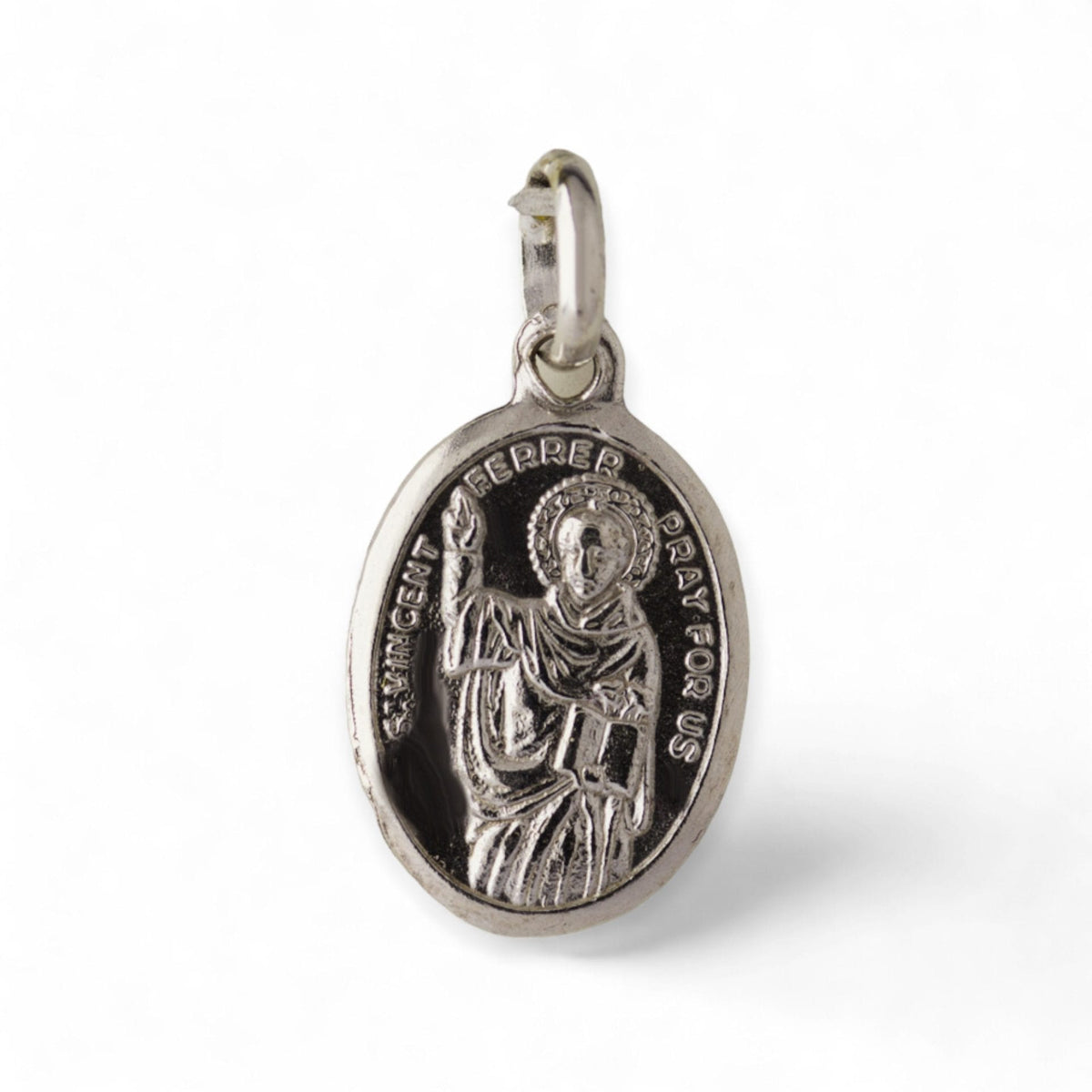 medalla san vicente ferrer plata