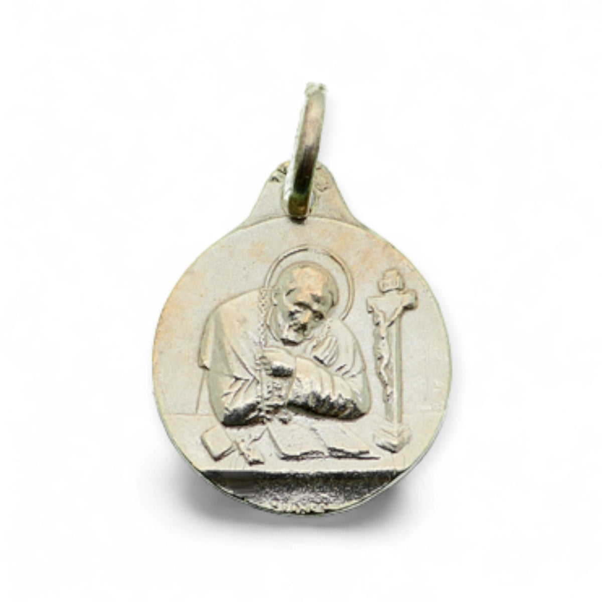 Medalla de San Vicente de Paul en plata