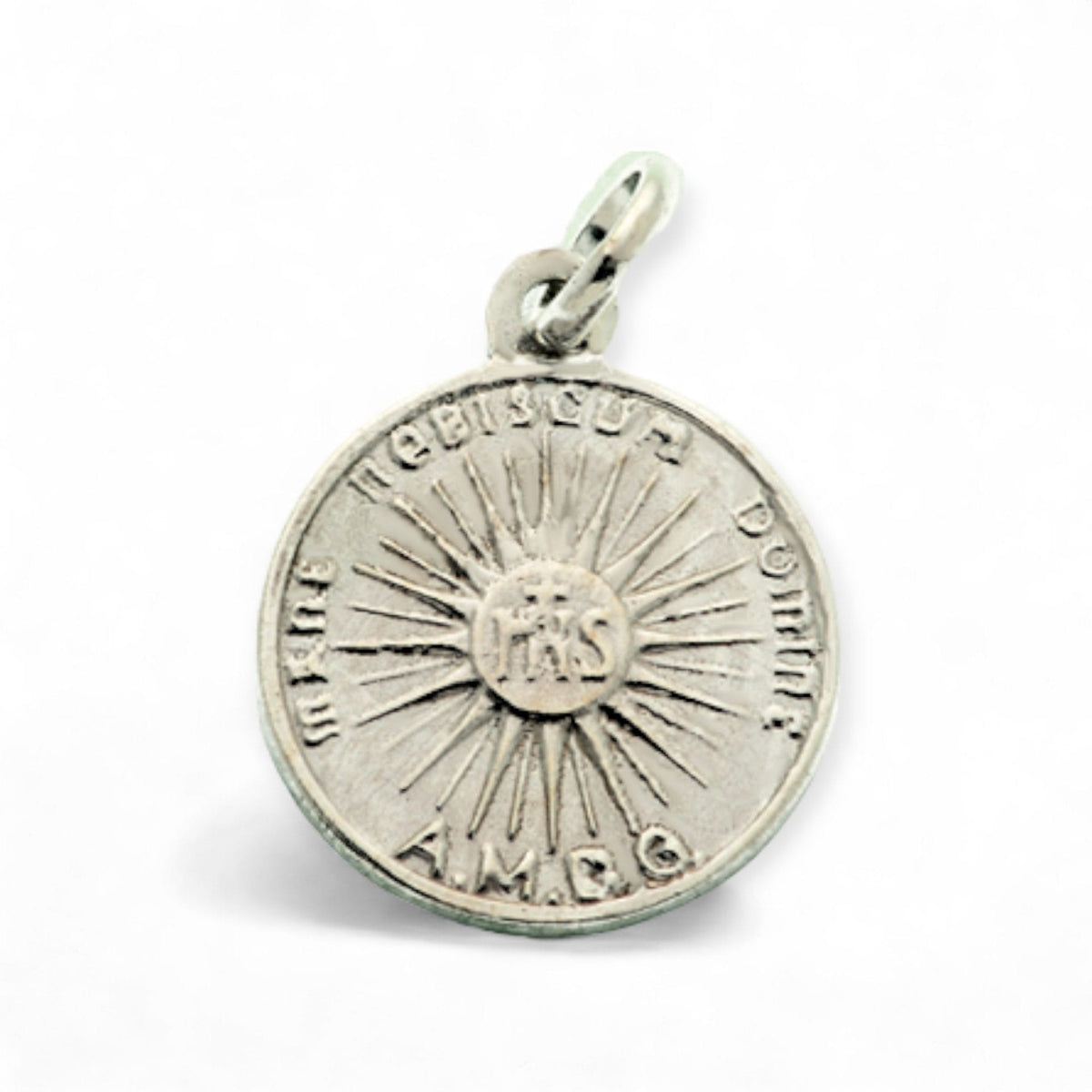 Medalla de la Faz de Cristo en plata - detalle