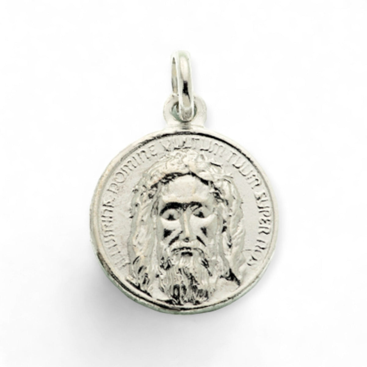Medalla de la Faz de Cristo en plata