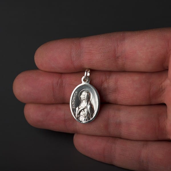 Medalla Santa Mónica y San Agustín