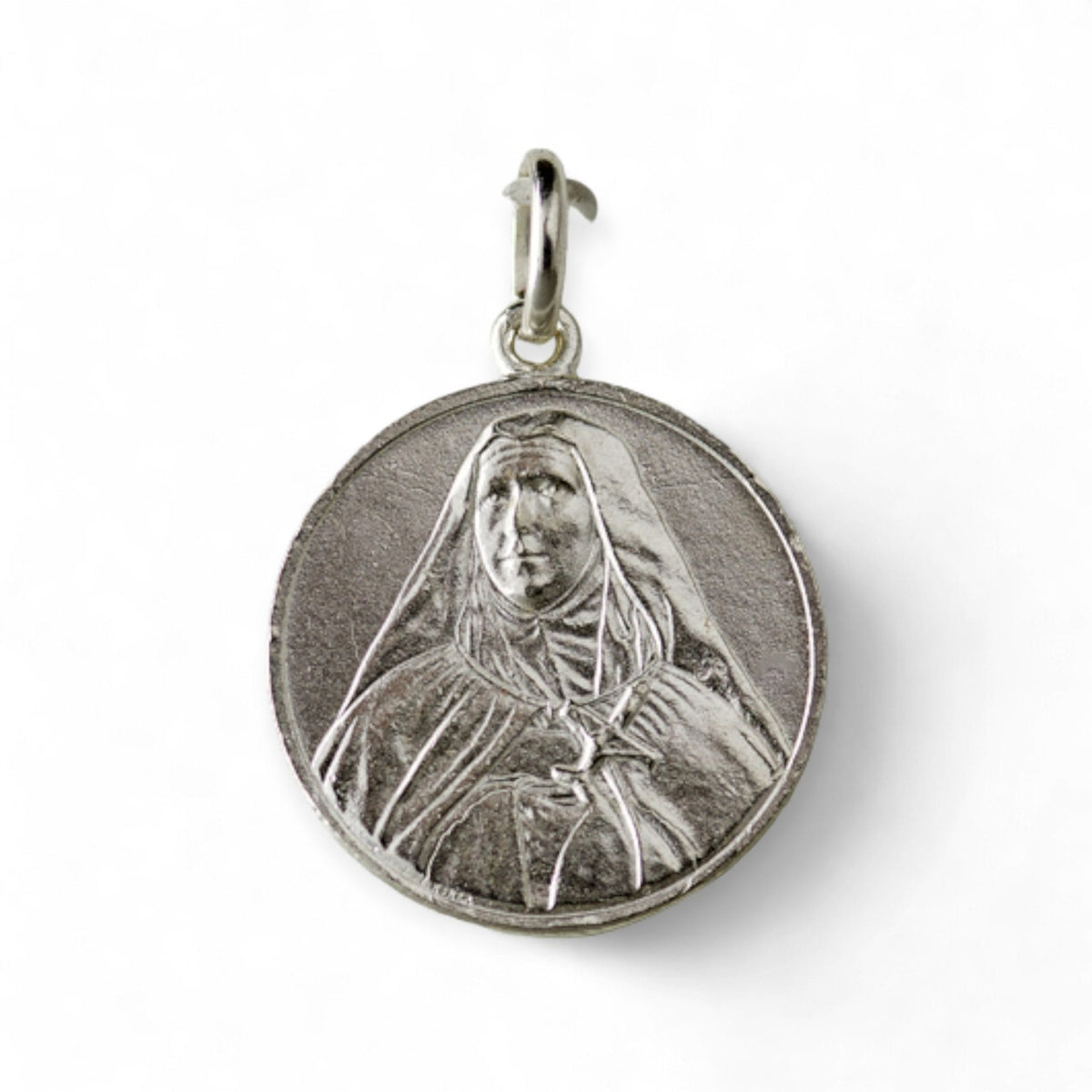 Medalla de Santa Teresa de los Andes en plata