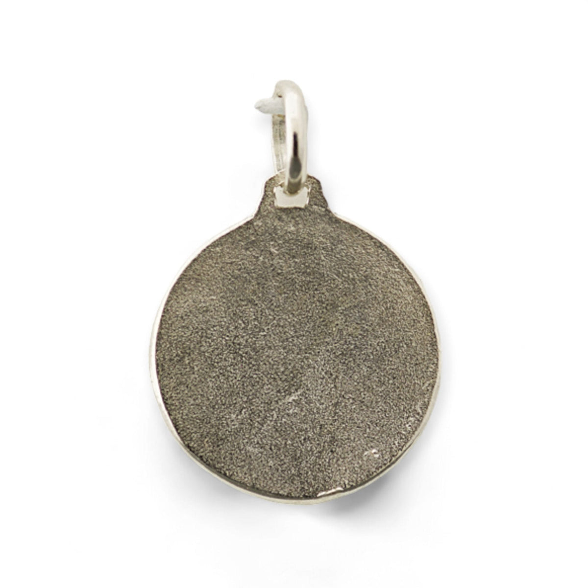 Medalla de la Virgen de Loreto en plata - detalle