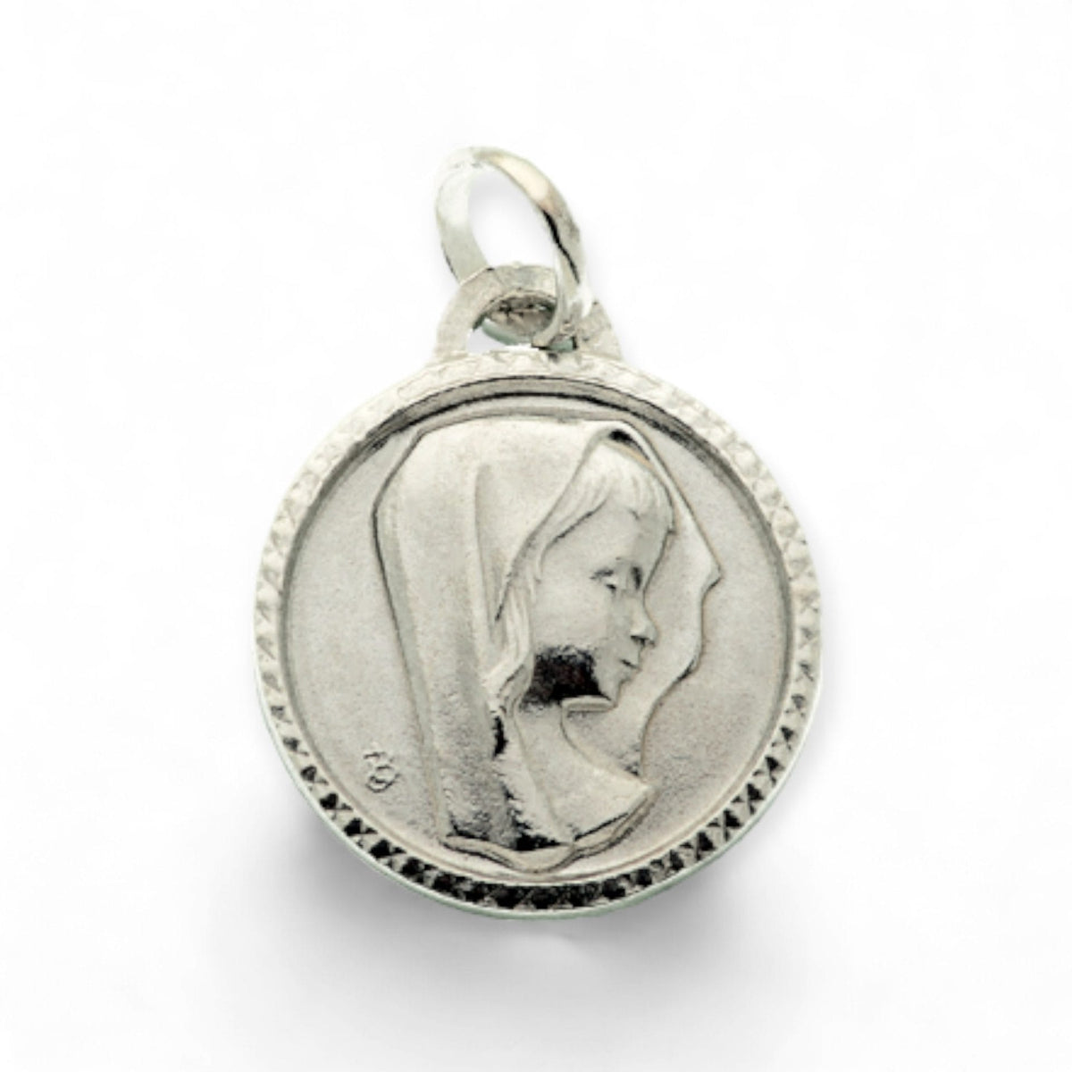 Medalla de la Virgen Niña en plata