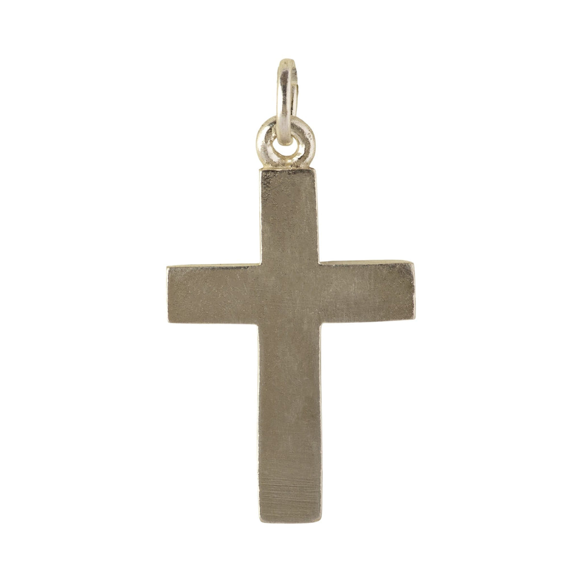 Cruz de plata delgada