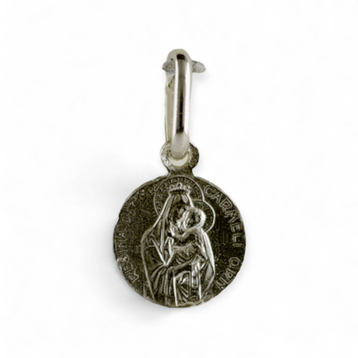 Medalla Escapulario en plata - 10mm