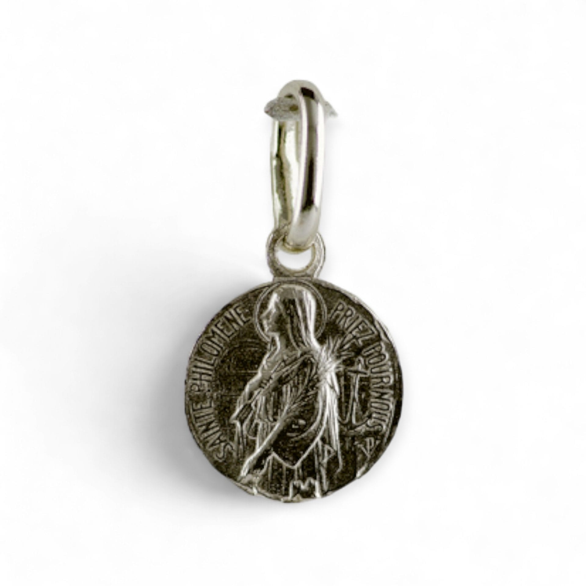 medalla santa filomena plata