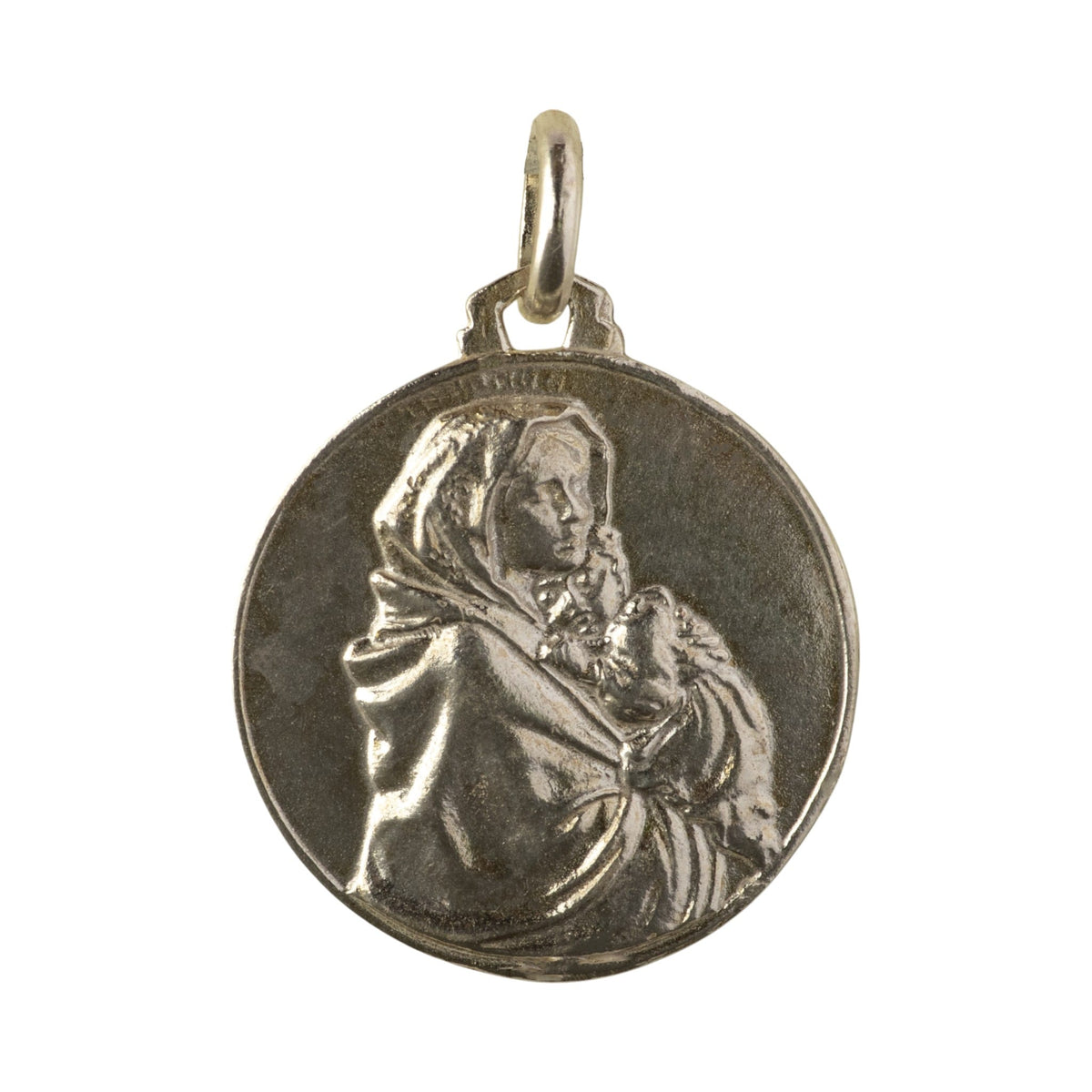 Medalla de la Virgen del Camino en plata 950 