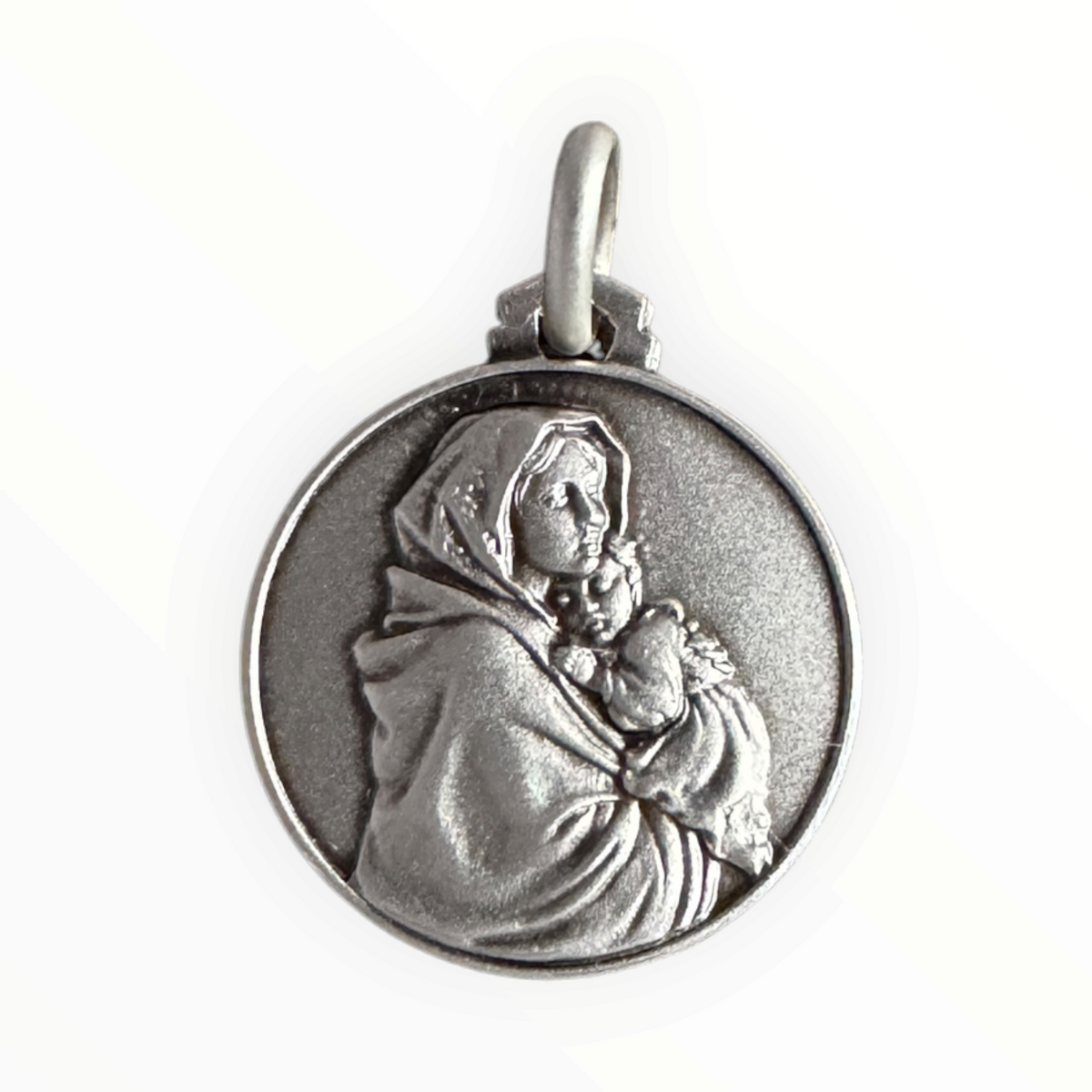 Medalla de la Virgen del Camino en plata 950