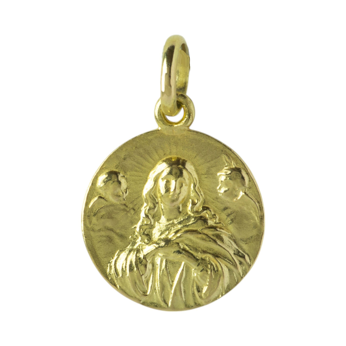 Medalla de la Virgen Inmaculada Concepción en oro 18k