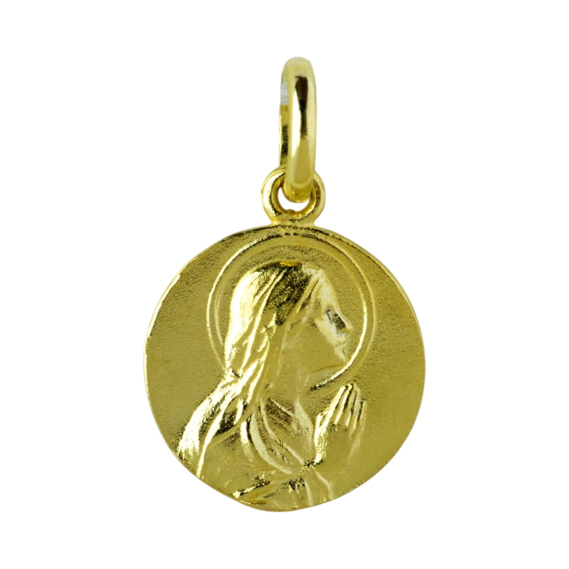 medalla-virgen-orando-oro-13mm
