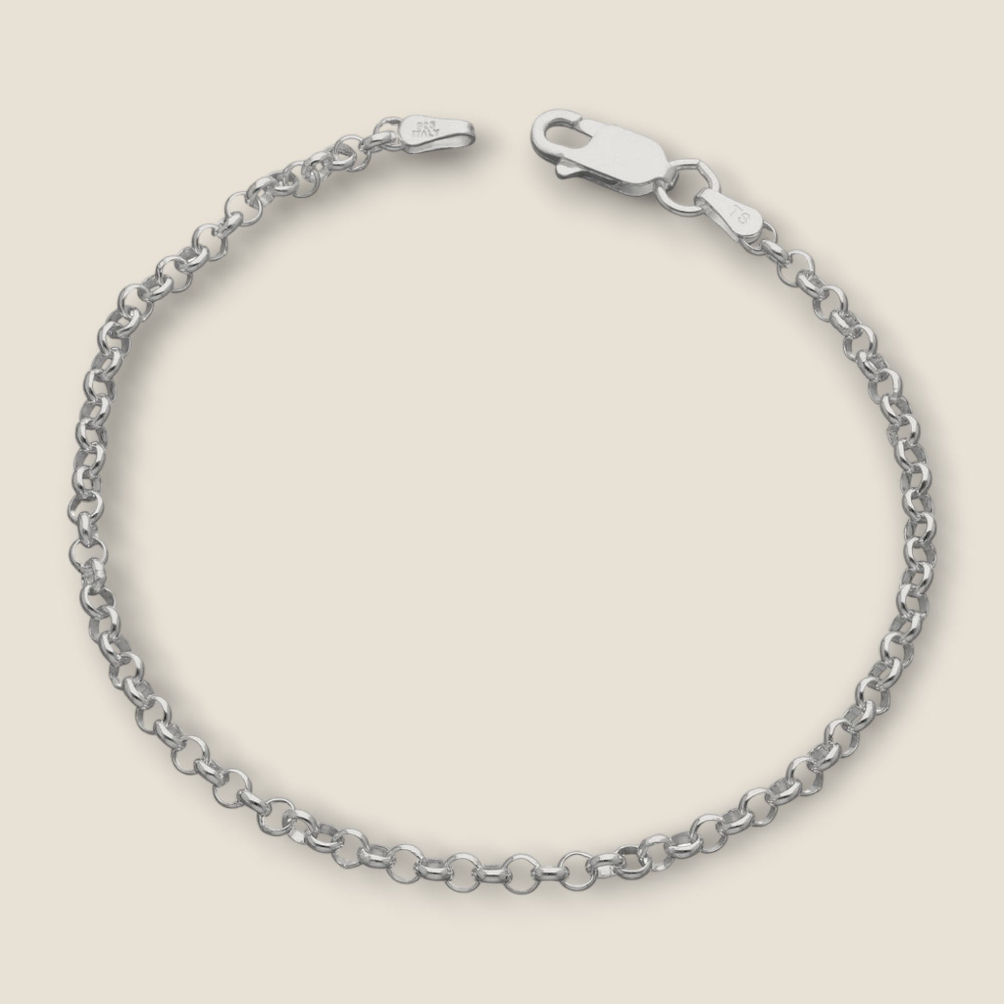pulsera-rolo-plata-2,8mm