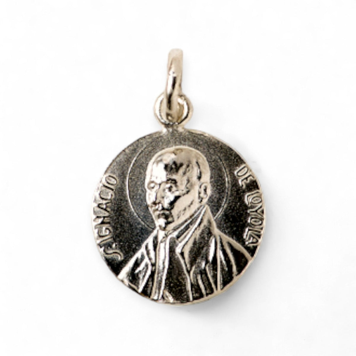 Medalla de San Ignacio de Loyola en plata