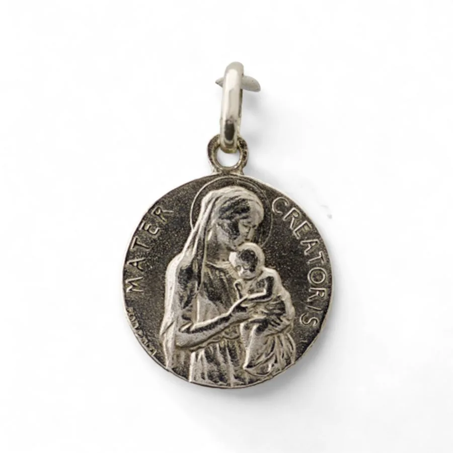 medalla-virgen-mater-creatoris-plata