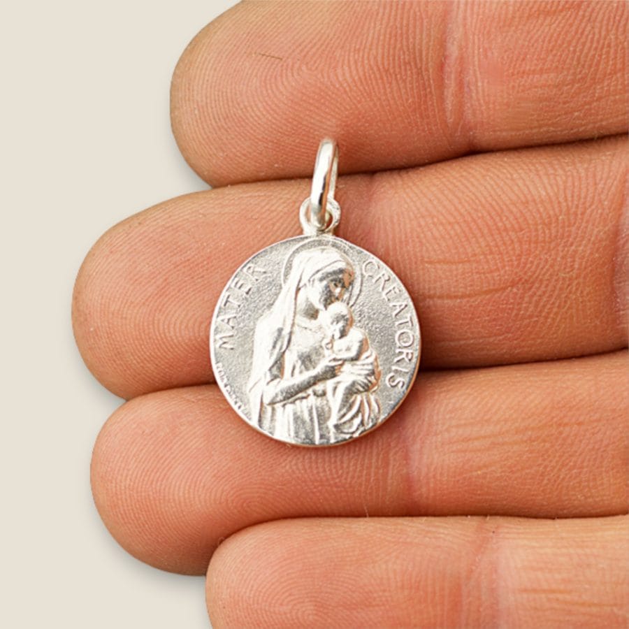 medalla-virgen-mater-creatoris-plata