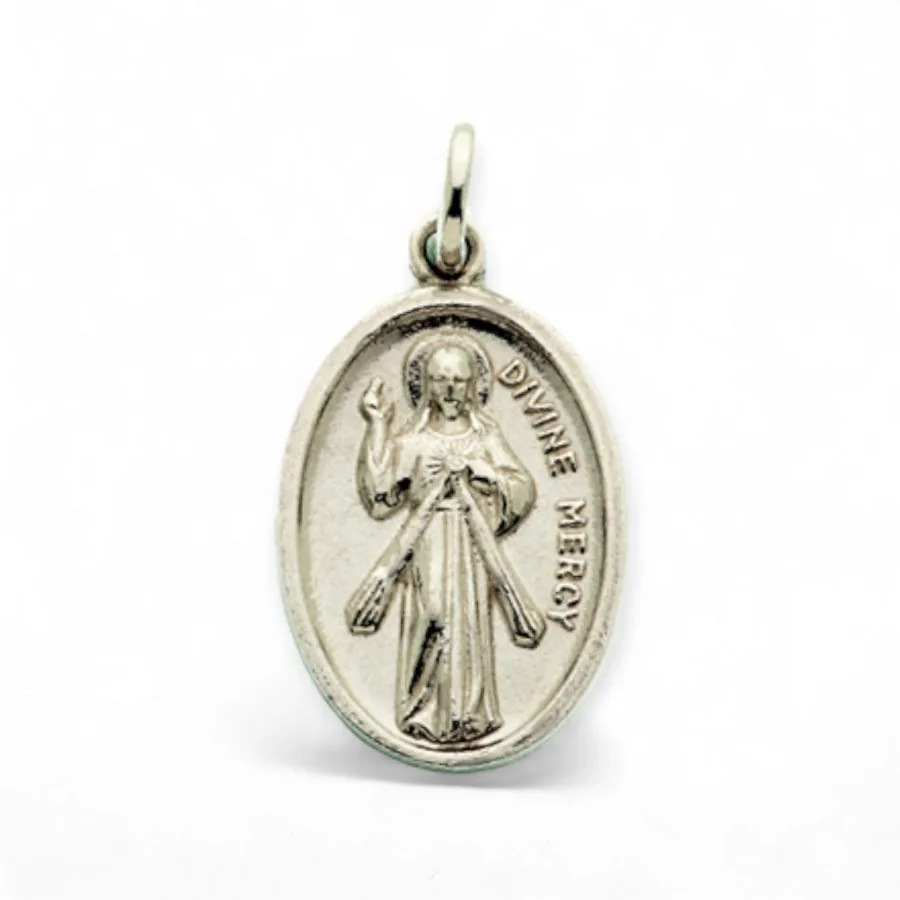medalla-santa-faustina-y-jesus-de-la-divina-misericordia-plata
