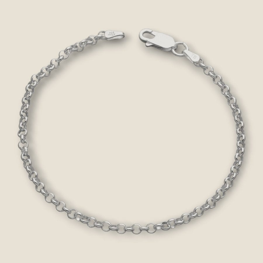 pulsera-rolo-plata-2,8mm