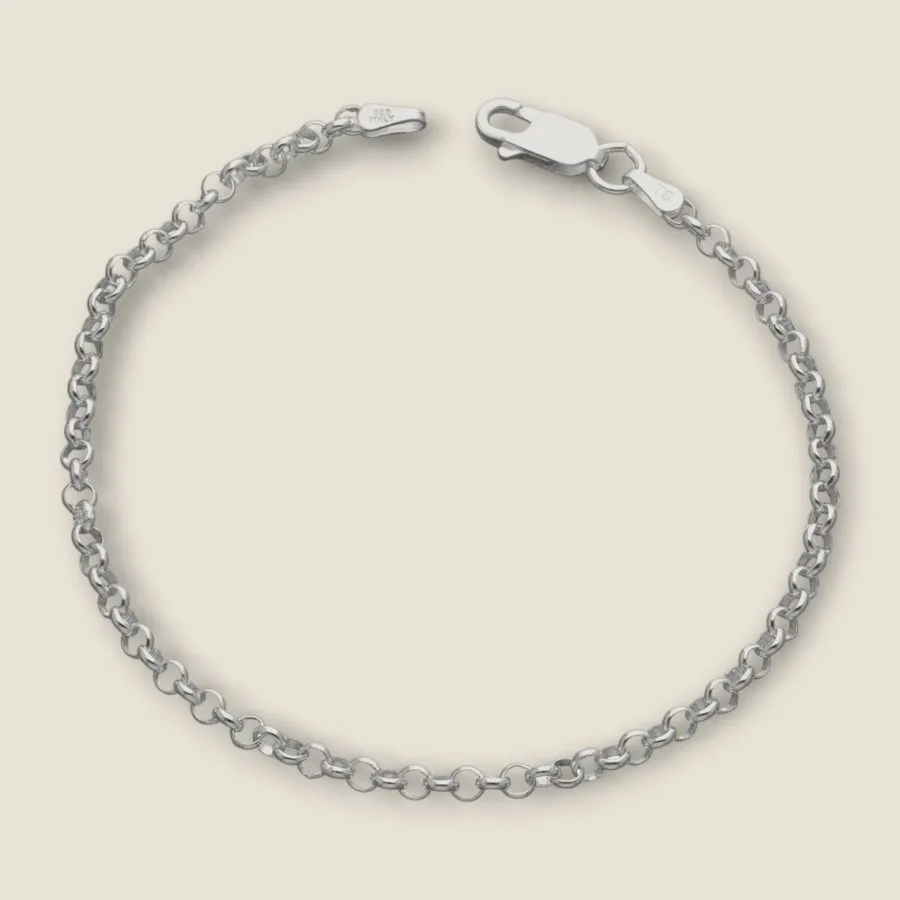 pulsera-rolo-plata-2,8mm